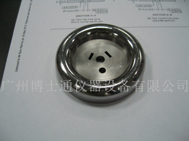 10A插头量规 AS/NZS 3112:2011 Fig F1(a)